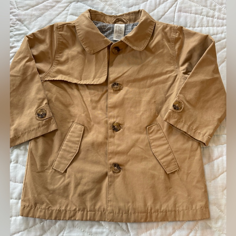 H&M Tan Kids Trench Coat